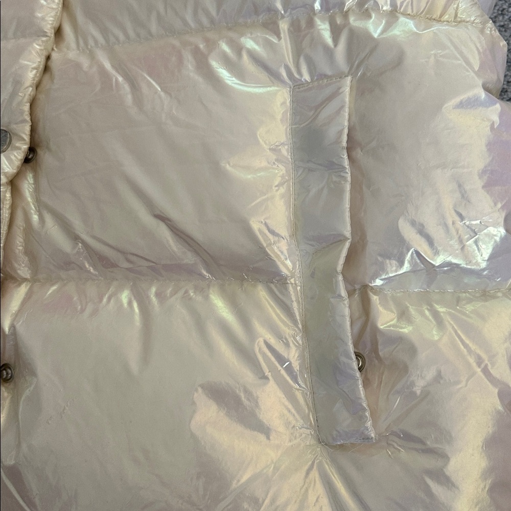 Moncler Iridescent Cream Puffer Jacket - Picture 17 of 17